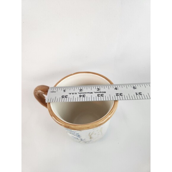 Allium w/Bees Ceramic Coffee Tea Hot Chocolate Mug Botanical Flowers Garden Gift - Picture 7 of 11